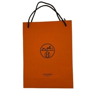 New - Hermes Shopping/Gift Bag- 8”W x i1”H